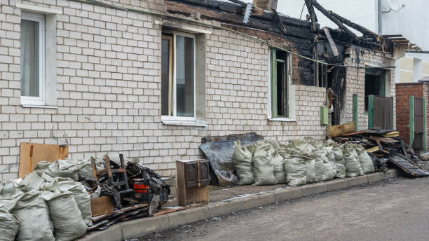 Professional Fire Damage Removal technician working in Jenkintown, PA